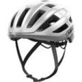 Fahrradhelm ABUS "POWERDOME" Helme Gr. L Kopfumfang: 57 cm - 61 cm, silberfarben (gleam silver)