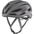 Fahrradhelm ABUS "STORMCHASER ACE" Gr. L, grau (race grau), Helme, L Kopfumfang: 57cm - 61cm