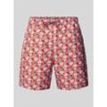 Shorts mit floralem Muster