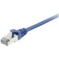 Equip - 605630 RJ45 Netzwerkkabel, Patchkabel cat 6 s/ftp 1.00 m Blau vergoldete Steckkontakte 1 St.