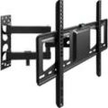TV Wandhalterung neigbar, schwenkbar für 32" (81cm) - 60" (152cm), VESA max.: 600x400, bis 60kg - schwarz