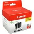 2 Canon Tinten 9254B011 Multi Value Pack 2 x PGI-2500XLBK schwarz