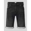 Straight Leg Jeansshorts im 5-Pocket-Design Modell 'Chicago'