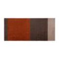 tica copenhagen - Stripes Horizontal Läufer, 90 x 200 cm, sand / braun / terracotta