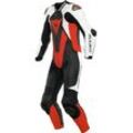 Dainese Laguna Seca 5, Lederkombi 1tlg. perforiert Schwarz/Weiß/Neon-Rot 52 male