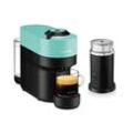 Nespresso Vertuo Pop Aqua Mint & Aeroccino 3 schwarz Vertuo Kaffeemaschine