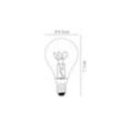 LED-Lampe E14 3W Tropfen amber 2.200K dimmbar