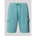 Regular Fit Sweatshorts mit Cargotaschen