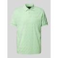 Regular Fit Poloshirt mit Allover-Muster Modell 'Pirax'