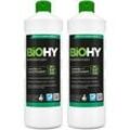 BiOHY Bodenreiniger, Fußbodenreiniger, Nicht schäumender Bodenreiniger, Bio-Konzentrat 2er Pack (2 x 1 Liter Flasche)