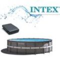 Ersatzfolie für Intex Frame Pool 488 x 122 cm xtr dunkelgrau 112434A