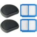 Trade-Shop 4in1 Filter-Set (2x HEPA-Filter + 2x Vormotorfilter) kompatibel mit Electrolux PF91-6BW PF91-6EB PF91-6EG PF91-6PR PF91-5EBF PF91-5BTF