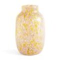 HAY - Splash Vase L, Ø 17,5 x H 27 cm, light pink and yellow