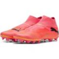 Fußballschuh PUMA "FUTURE 7 MATCH+ LL FG/AG" Gr. 42, rosa (sunset glow, puma black, sun stream) Schuhe Fußball Hallenschuhe