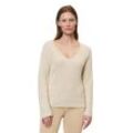 Strickpullover MARC O'POLO "aus Organic Cotton-Qualität" Gr. L, beige Damen Pullover