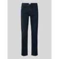 Slim Fit Jeans mit Label-Patch Modell 'OREGON'