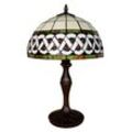 Tischlampe 5LL-6153; Ø 31cm Tiffany-Stil