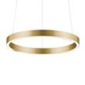 LED-Hängeleuchte Svea-40, Gestensensor, gold