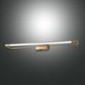 LED-Wandleuchte Rapallo, messing, IP44, 60 cm