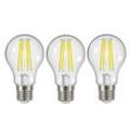 LED-Filament E27 2,2W 2.700K 470 lm klar 3er-Set