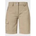 Bermudas SCHÖFFEL "Shorts Kitzstein L" Gr. 38, Normalgrößen, braun (4160, braun) Damen Hosen Kurze