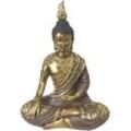 Buddha Buddhas goldene Buddha-Figur, 22 x 17 x 8 cm, hochwertiges Kunstharz - Signes Grimalt