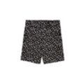 TOM TAILOR DENIM Damen Lockere Shorts, schwarz, Allover Print, Gr. XL