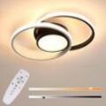 Comely - Moderne LED-Deckenleuchte für Wohnzimmer, Deckenleuchte für Küche, Runde Deckenlampe für Schlafzimmer und Wohnzimmer, Durchmesser 40 cm