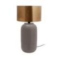 Tischlampe Art Deco 725 Grau / Gold