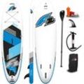 Inflatable SUP-Board F2 "Basic" Wassersportboards Gr. 10,6 323 cm, blau Stand Up Paddle