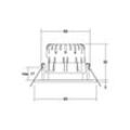 BRUMBERG BB20 IP65 Einbau nicht dimmbar nickel