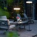 Solar-Stehleuchte Pops, USB, Touch-Dimmer, IP54