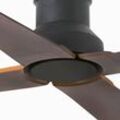 Deckenventilator Winche M, IP44, für außen, wenge