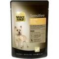 SELECT GOLD Nassfutter Hund Sensitive Adult Huhn mit Reis 12x100 g