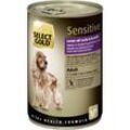 SELECT GOLD Nassfutter Hund Sensitive Adult Lamm mit Lachs & Kartoffel 24x400 g