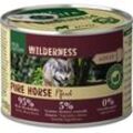 REAL NATURE WILDERNESS Nassfutter für Hunde Adult Pure Horse Pferd 6x200 g