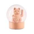 Donkey Lucky Cat Globe Pink