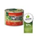 REAL NATURE WILDERNESS Nassfutter für Hunde Adult Pure Beef 6x200 g