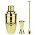 Paderno Cocktail Set Starter Gold 3-teilig