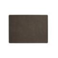 ASA Selection soft leather placemats Tischset, earth braun