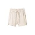 TOM TAILOR DENIM Damen Paperbag-Shorts mit TENCEL(TM) Lyocell, beige, Gr. XL