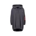 Sweater ALPHA INDUSTRIES "Alpha Industries Women - Dresses X-Fit Label OS Dress Wmn" Gr. M, grau (vintage grau) Damen Sweatshirts