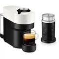 Nespresso Vertuo Pop Coconut White & Aeroccino 3 schwarz Vertuo Kaffeemaschine