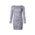 esmara® Damen Mesh-Kleid mit modischem Snake-Print, grau