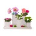 Jinfa Dekovase Handgefertigte kleine Keramik Deko Blumenvasen (5 Vaset Set