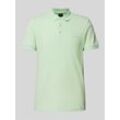 Poloshirt mit Label-Detail Modell 'Paule'