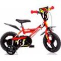 Kinderfahrrad DINO "Mountainbike 12 Zoll", rot, Fahrräder, Kinder, 22cm, 12 Zoll (30,48cm), mit Stützrädern, Frontschild und coolen Schutzblechen