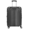 Hartschalen-Trolley TRAVELITE "ELVAA M" Gr. B/H/T: 47 cm x 66 cm x 26 cm 72 l, schwarz Koffer Hartschallenkoffer Reisegepäck Reisekoffer TSA Schloss