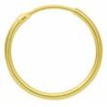 Paar Ohrhänger ADELIA´S "1 Paar 585 Gold Ohrringe / Creolen Ø 15 mm", gold, Ohrringe, Damen, Damen, Gelbgold 585, 585 Gold Goldschmuck für Damen