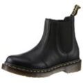 Chelseaboots DR. MARTENS "Virginia 2976", Damen, Gr. 40, schwarz, Leder, Elastischer Einsatz, unifarben, casual, Schuhe, Chunky Boots, Plateau Schuh, Boots mit herausnehmbarer Innensohle